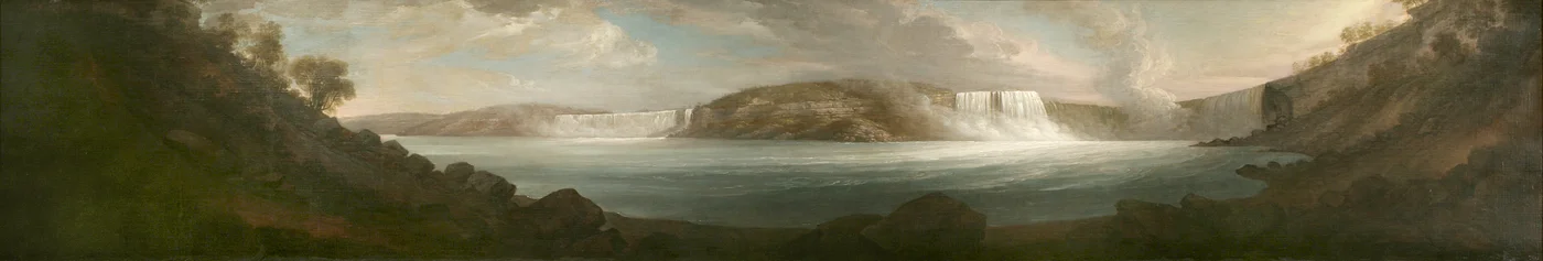 Niagara Falls, from Two Miles Below Chippawa, 1808